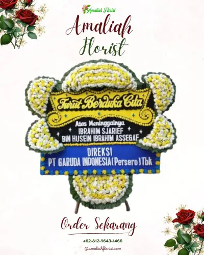 Papan Bunga Duka di Barrang Caddi