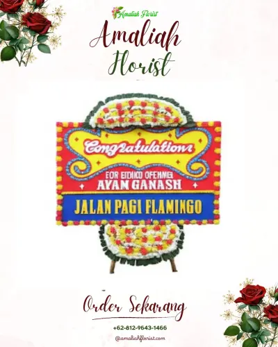 Bunga Papan Congratulation di Barrang Caddi